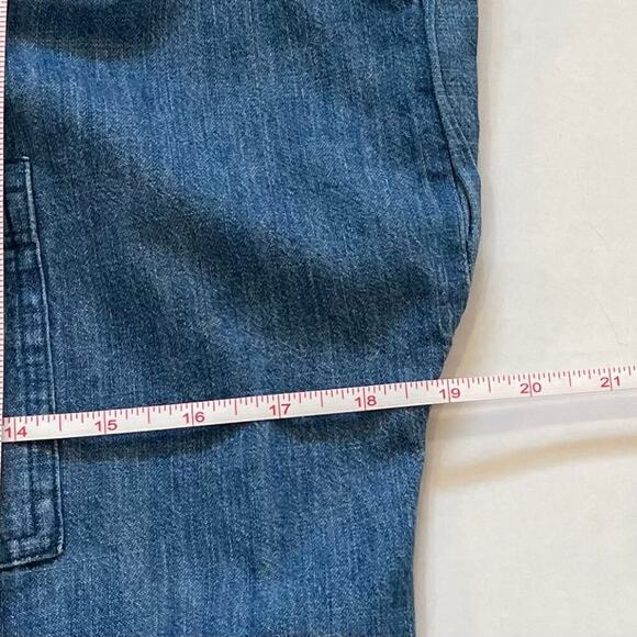 Old Navy Denim Short Sleeve Button Down Collared Shirt Dress, Medium Wash, S - Picture 10 of 11